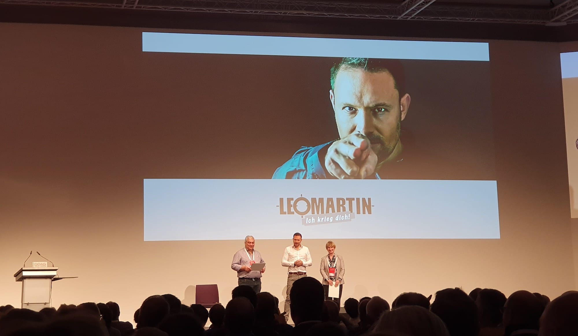 Leo Martin auf der B&uuml;hne